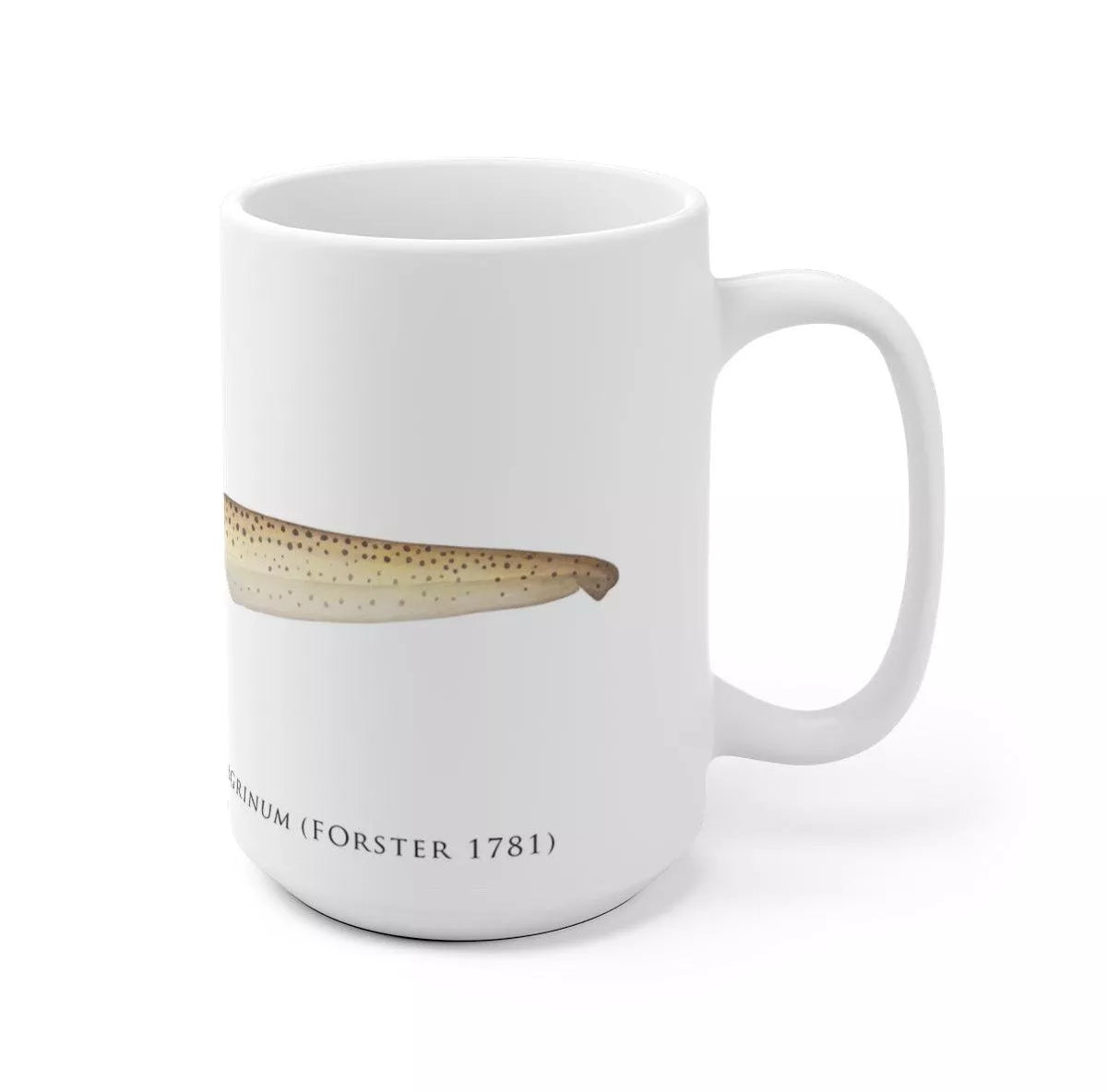 Leopard Shark Mug-Stick Figure Fish Illustration