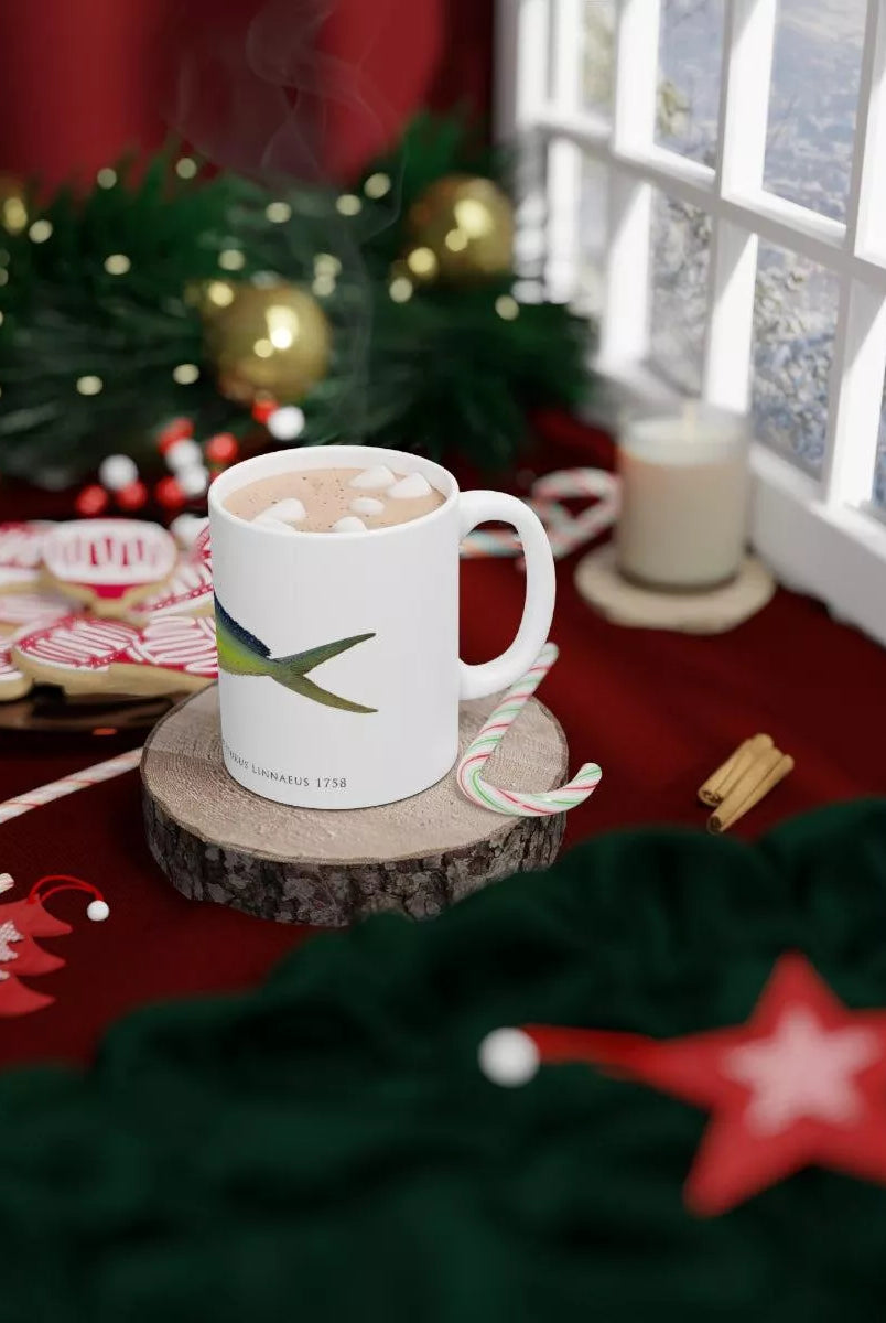 Mahi Mahi Mug-Stick Figure Fish Illustration