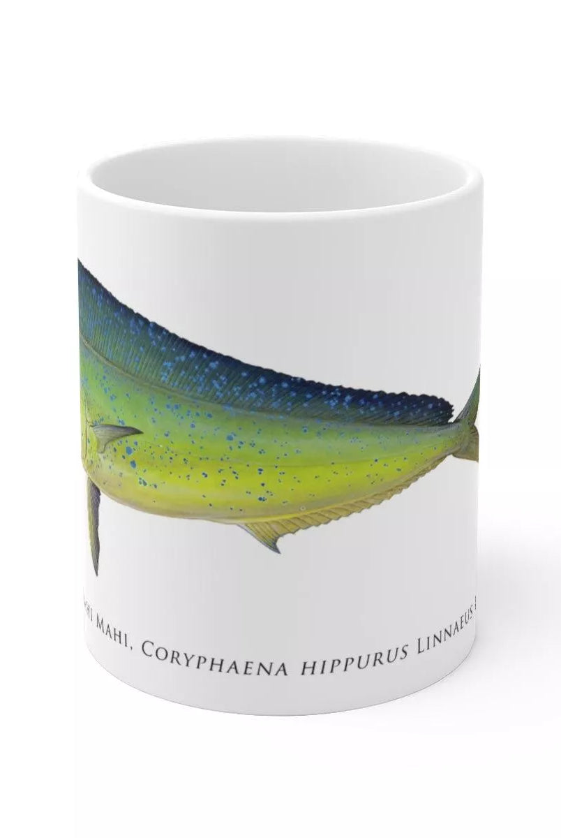 Mahi Mahi Mug-Stick Figure Fish Illustration
