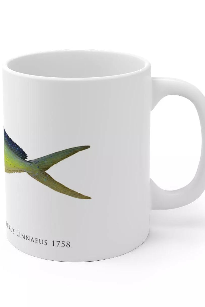 Mahi Mahi Mug-Stick Figure Fish Illustration