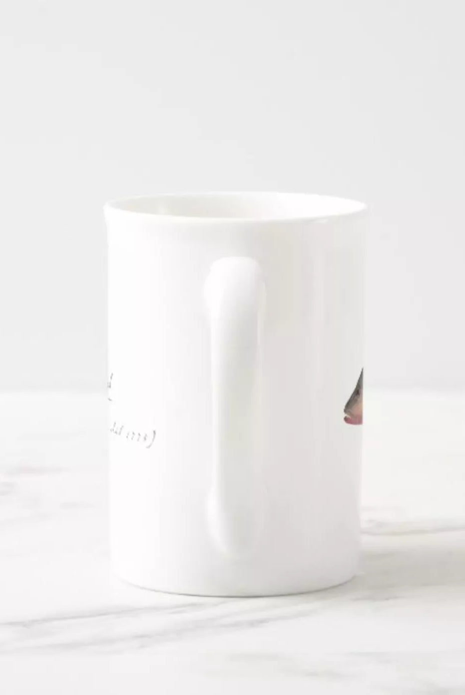 Mangrove Jack - Fine Bone China Mug-Stick Figure Fish Illustration