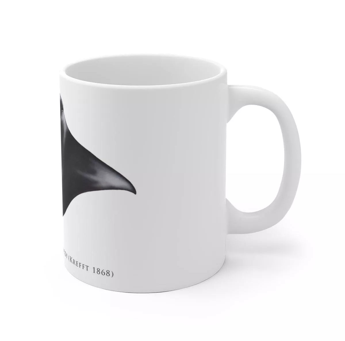 Manta Ray Mug-Stick Figure Fish Illustration