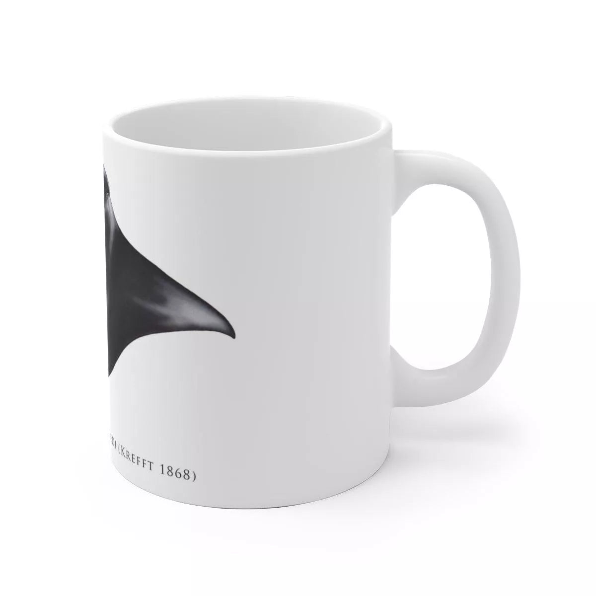 Manta Ray Mug-Stick Figure Fish Illustration