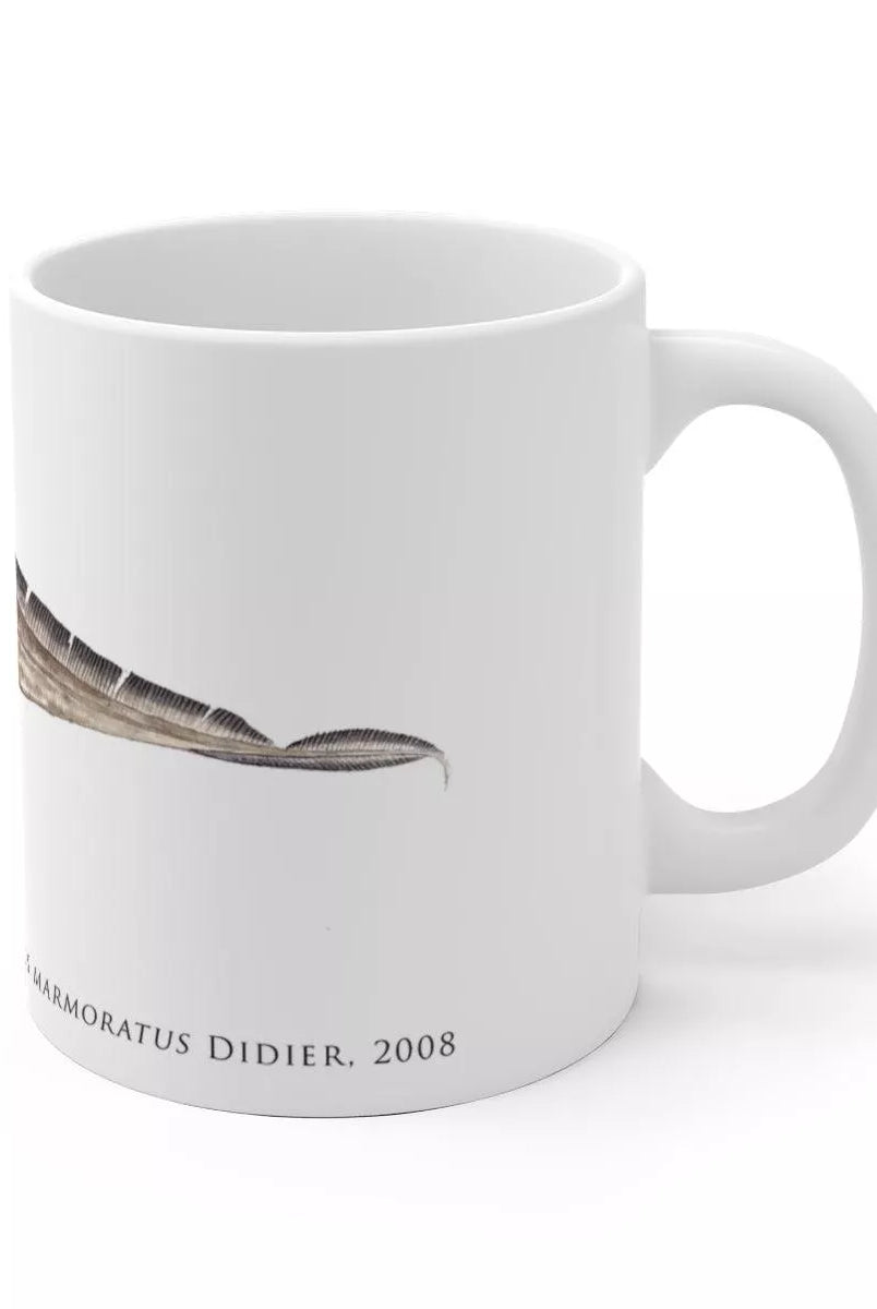 Marbled Ghostshark Mug-Stick Figure Fish Illustration