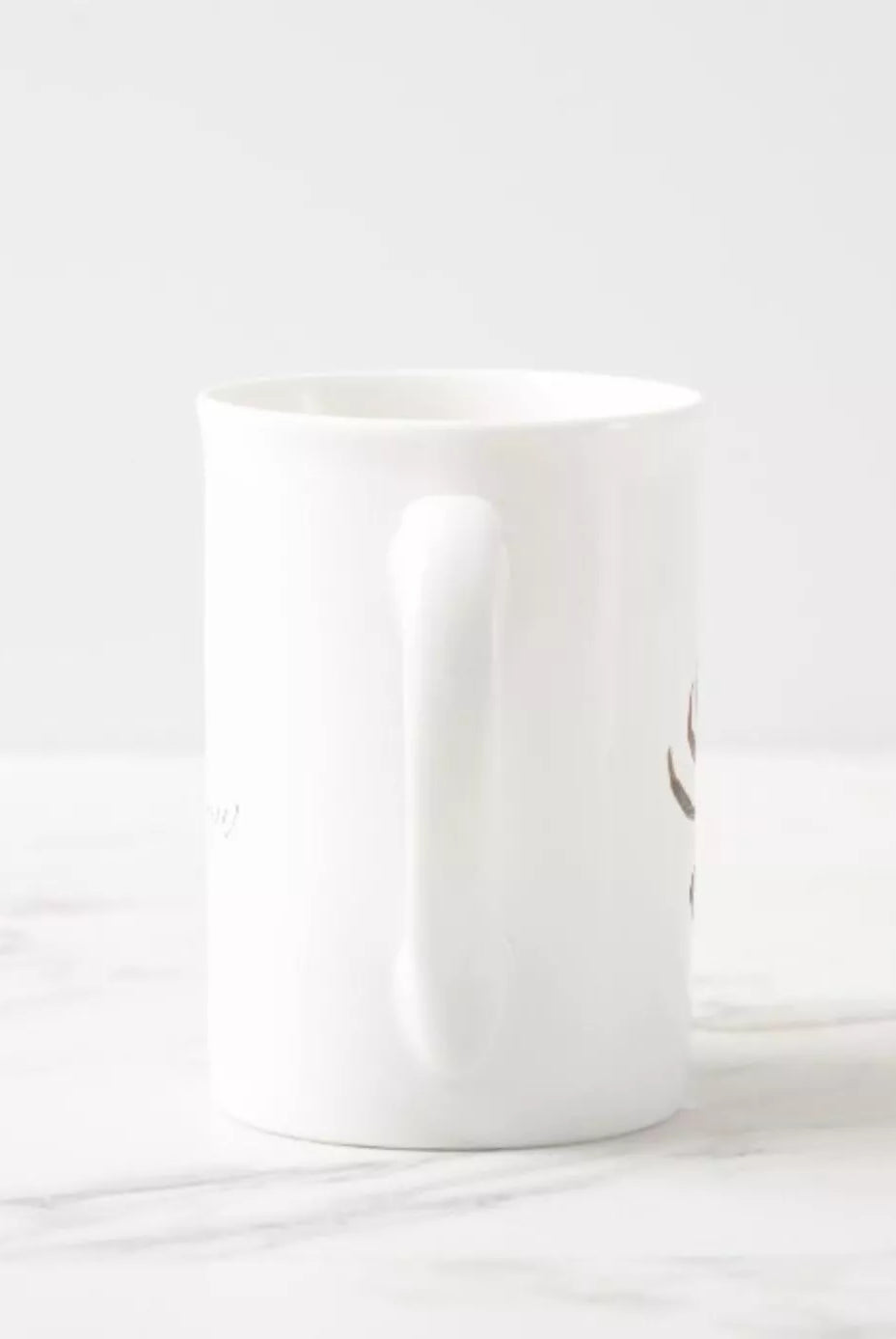 Mud Crab - Fine Bone China Mug-Stick Figure Fish Illustration