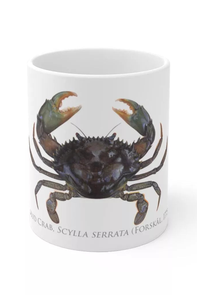 Mud Crab Mug-Stick Figure Fish Illustration