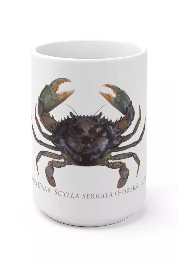 Mud Crab Mug-Stick Figure Fish Illustration