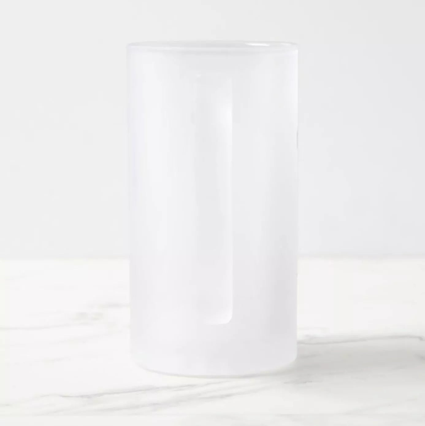 Passionfruit Coral Trout - Frosted Glass Stein-Stick Figure Fish Illustration