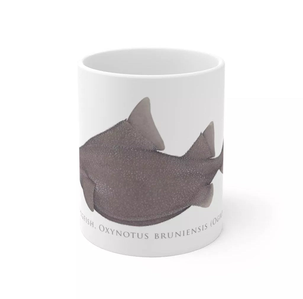 Prickly Dogfish Mug-Stick Figure Fish Illustration