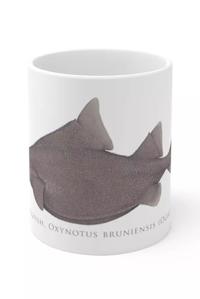 Prickly Dogfish Mug-Stick Figure Fish Illustration