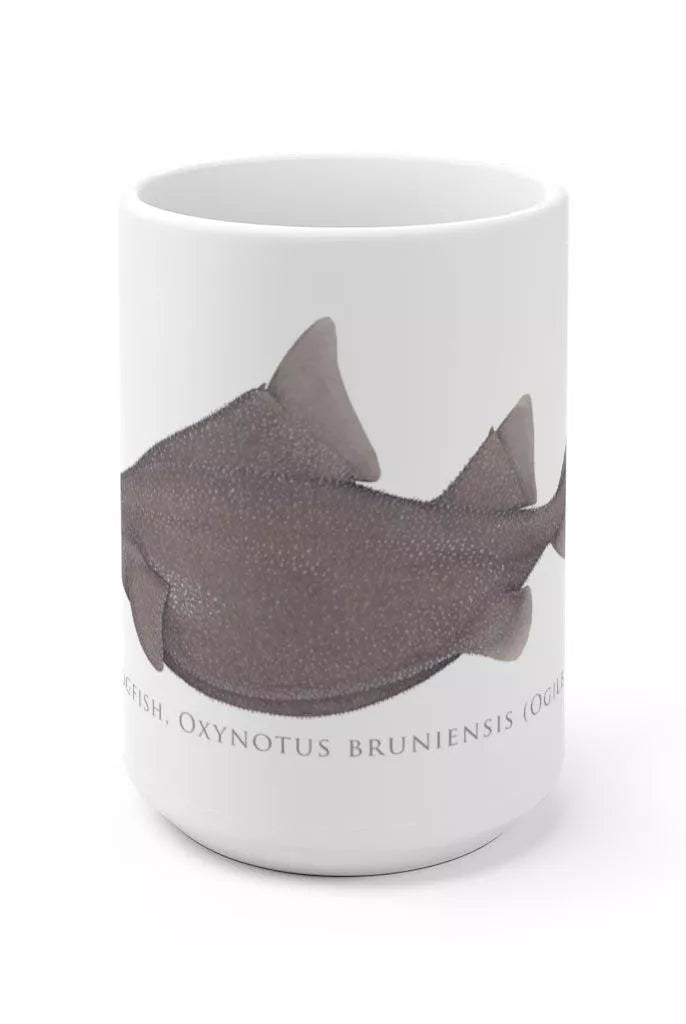 Prickly Dogfish Mug-Stick Figure Fish Illustration