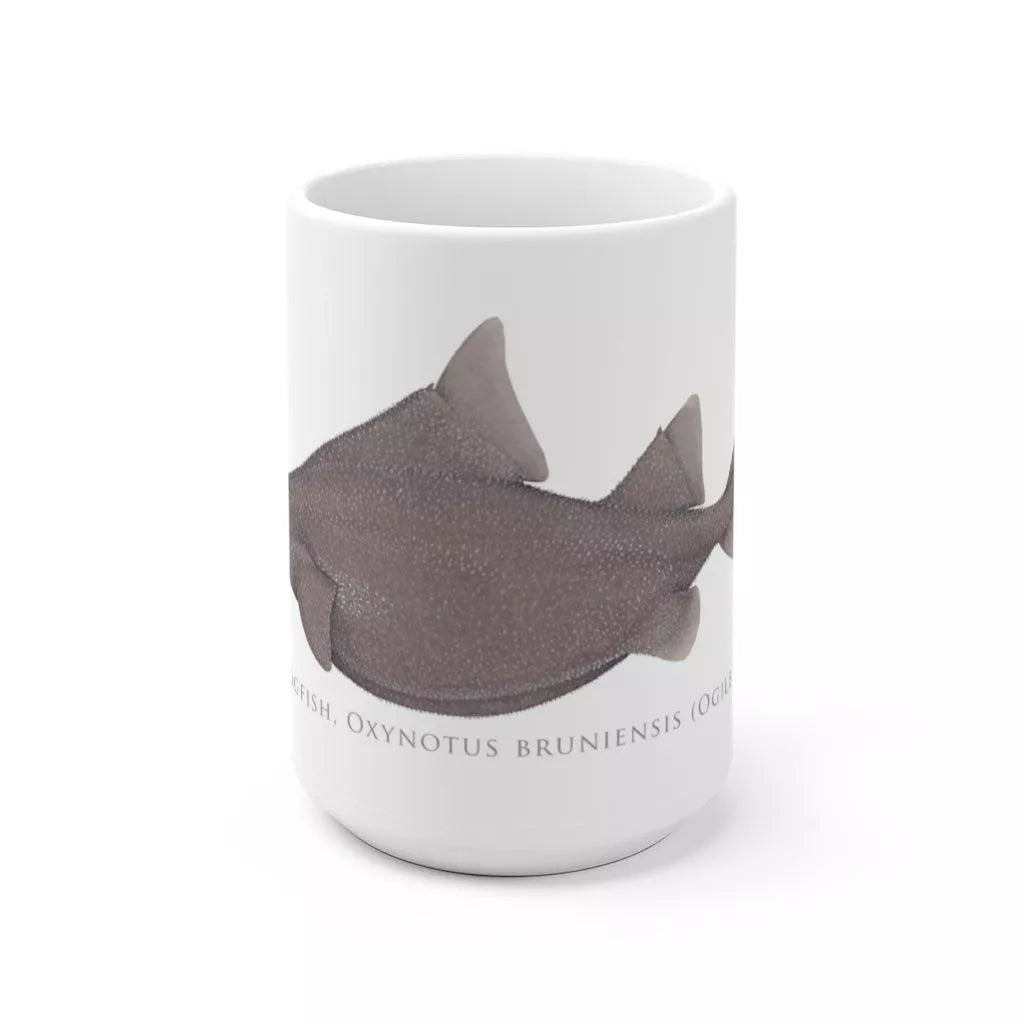 Prickly Dogfish Mug-Stick Figure Fish Illustration