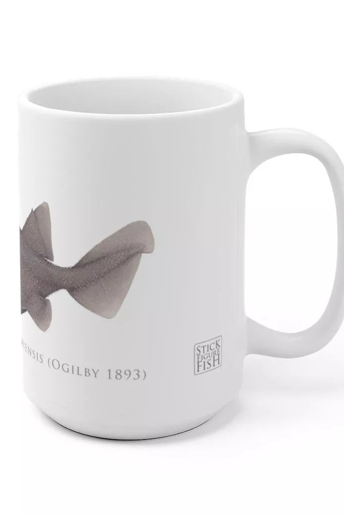Prickly Dogfish Mug-Stick Figure Fish Illustration