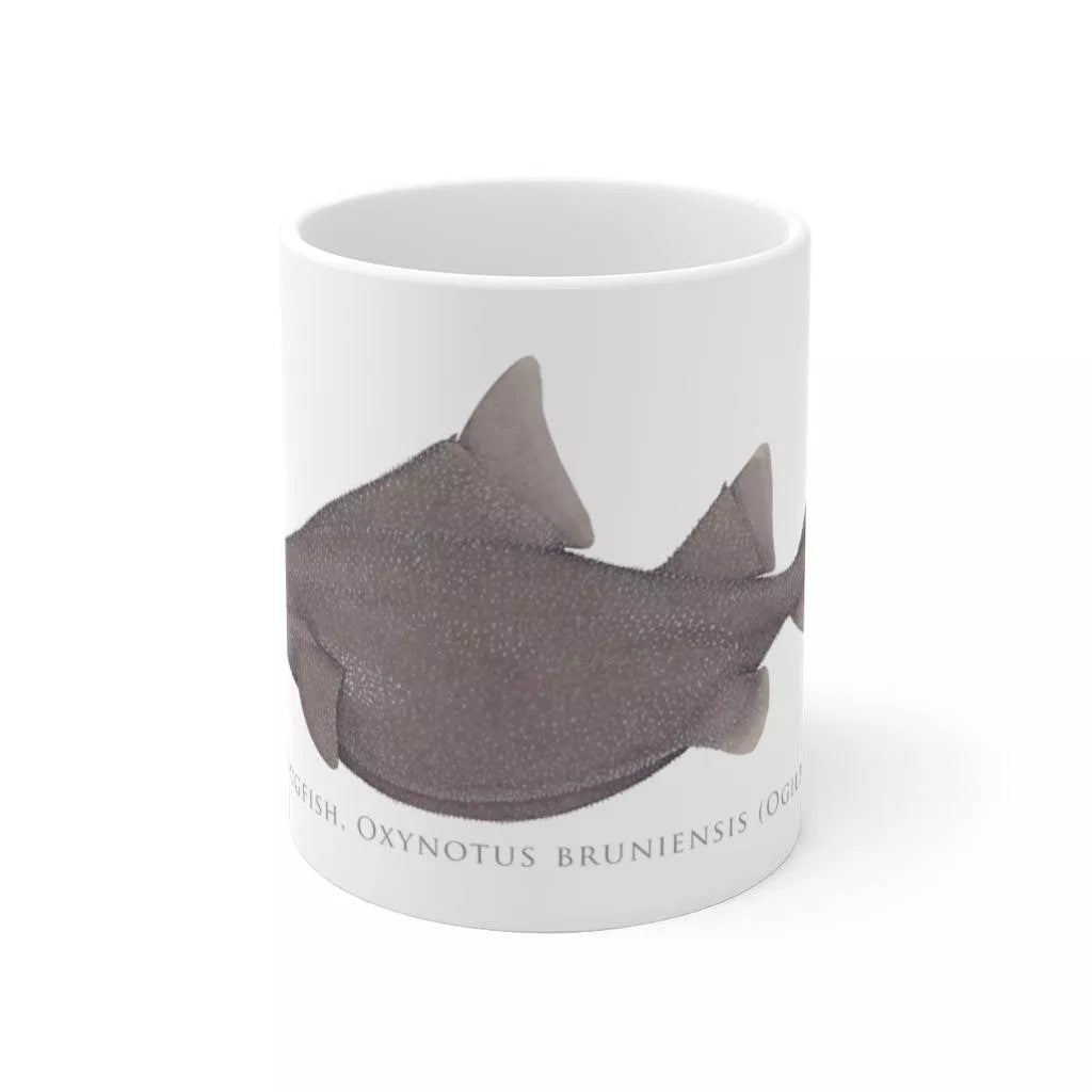 Prickly Dogfish Mug-Stick Figure Fish Illustration