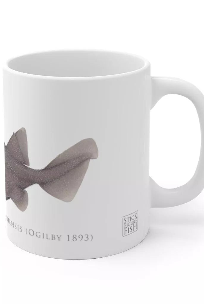 Prickly Dogfish Mug-Stick Figure Fish Illustration