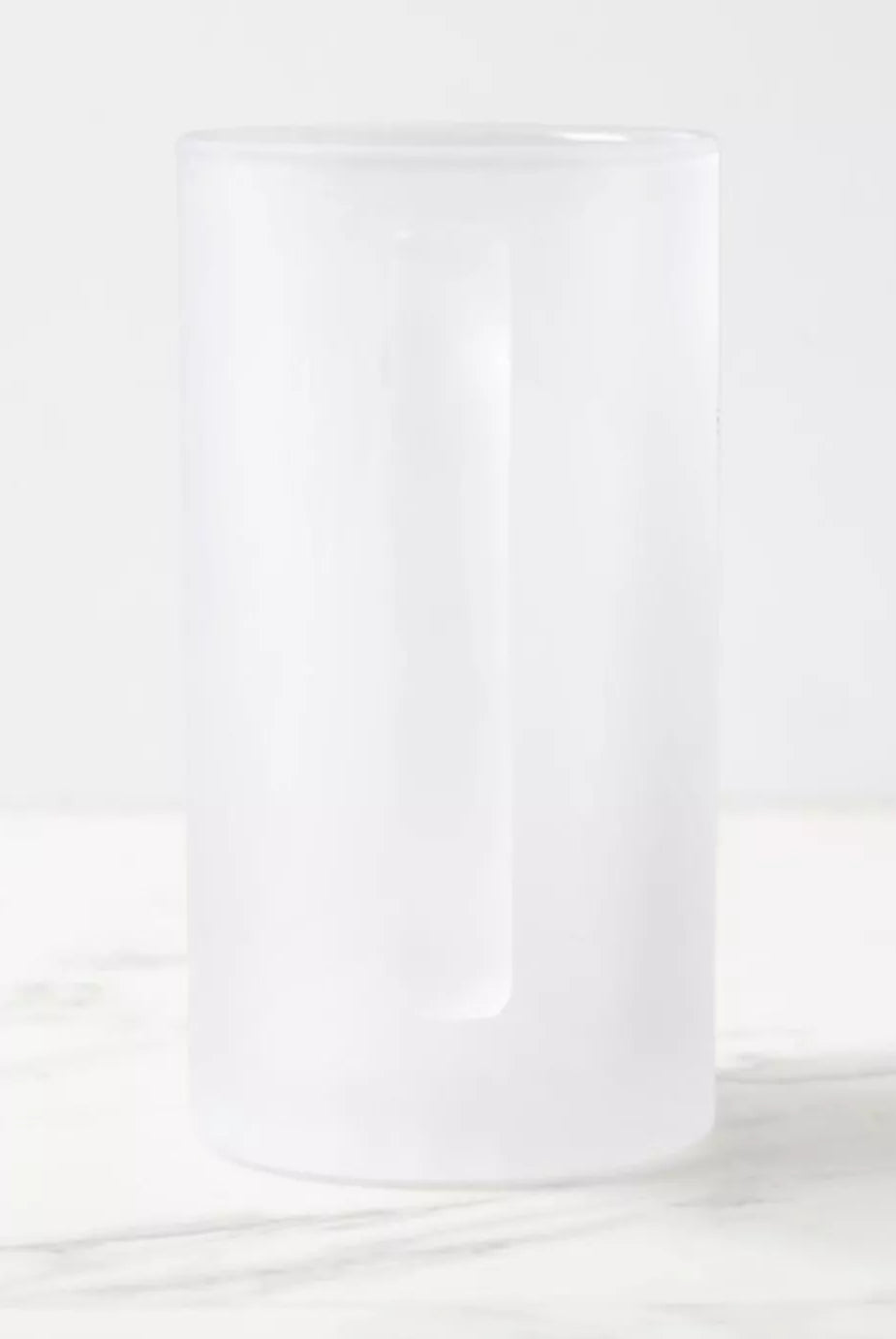 Rainbow Trout - Frosted Glass Stein-Stick Figure Fish Illustration