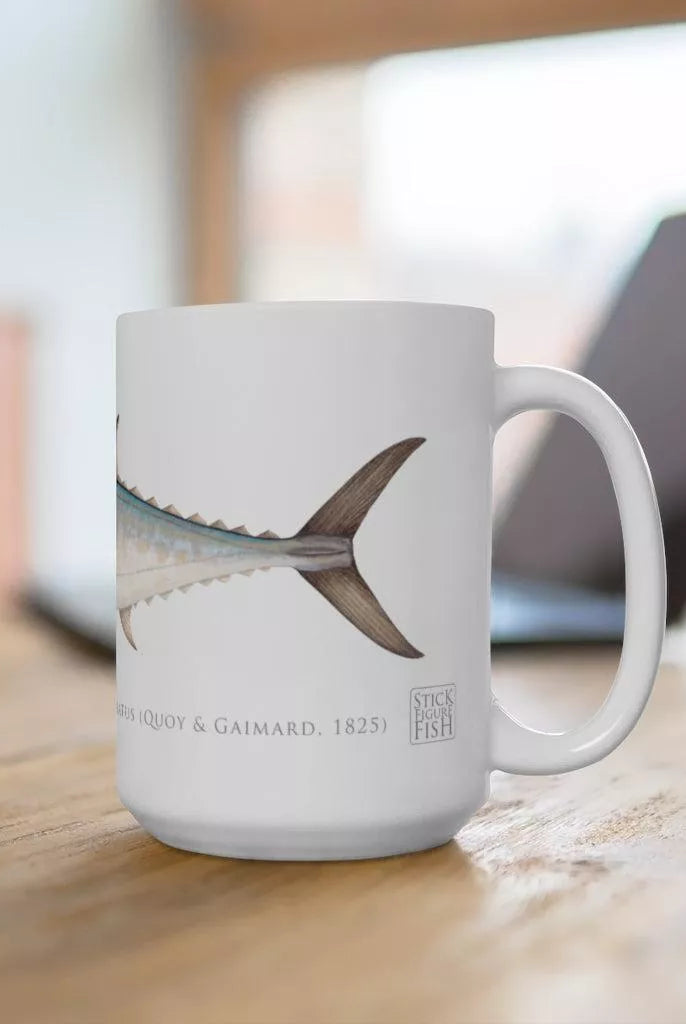 Shark Mackerel Mug-Stick Figure Fish Illustration