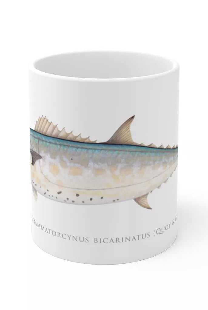 Shark Mackerel Mug-Stick Figure Fish Illustration