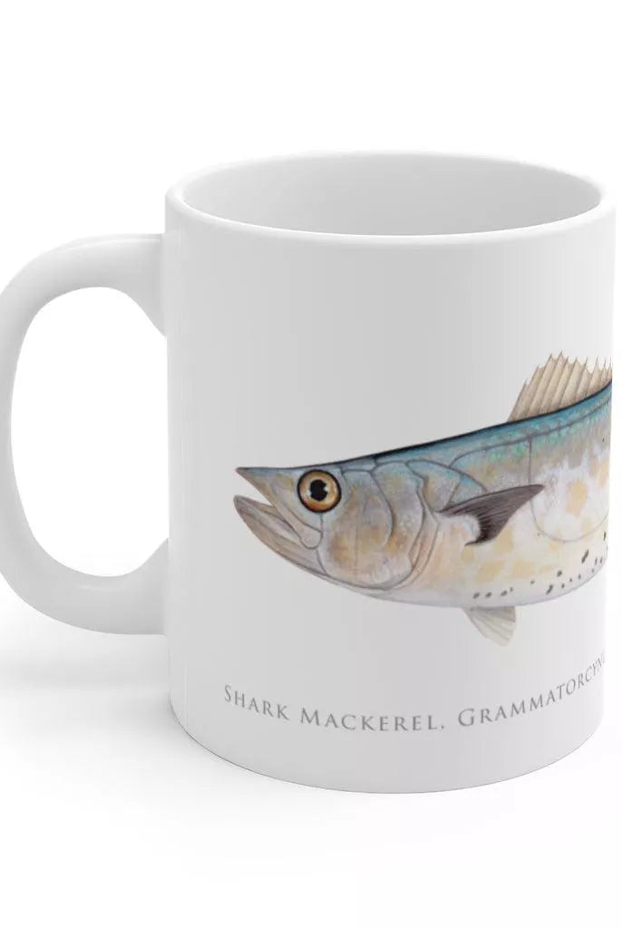 Shark Mackerel Mug-Stick Figure Fish Illustration