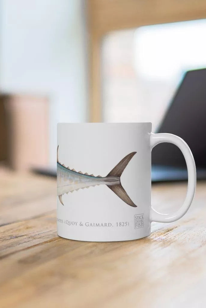 Shark Mackerel Mug-Stick Figure Fish Illustration