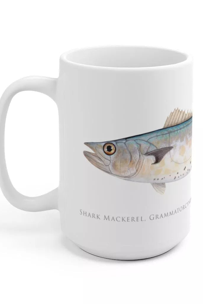 Shark Mackerel Mug-Stick Figure Fish Illustration