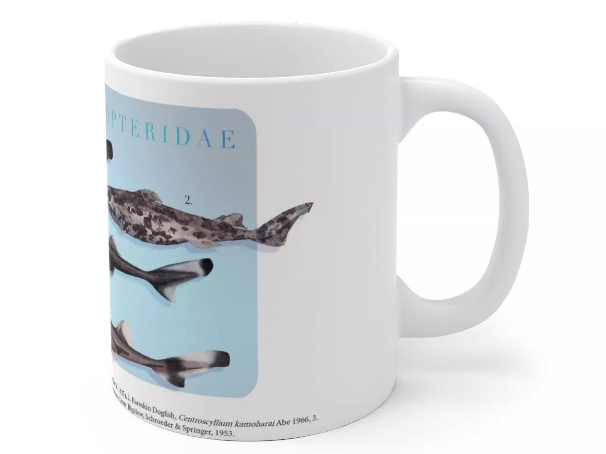 Sharks of the Deep 2023 Calendar - Mug-Stick Figure Fish Illustration