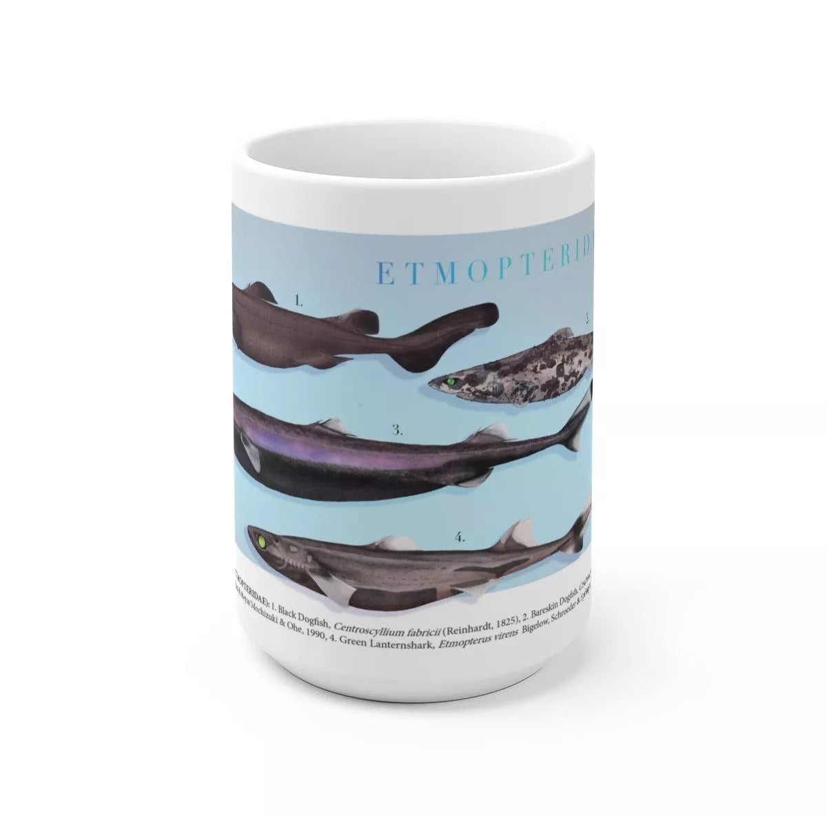 Sharks of the Deep 2023 Calendar - Mug-Stick Figure Fish Illustration