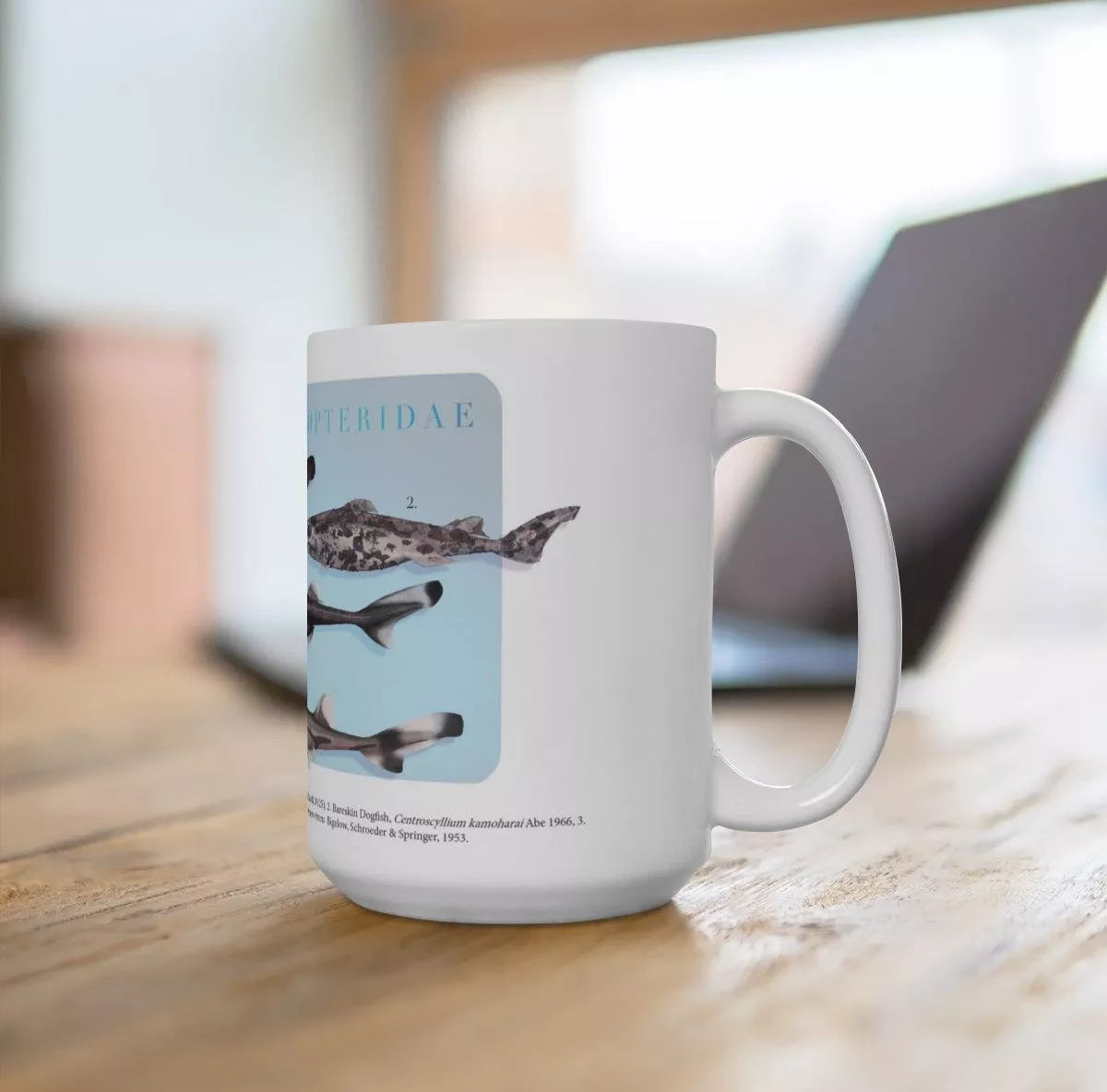 Sharks of the Deep 2023 Calendar - Mug-Stick Figure Fish Illustration