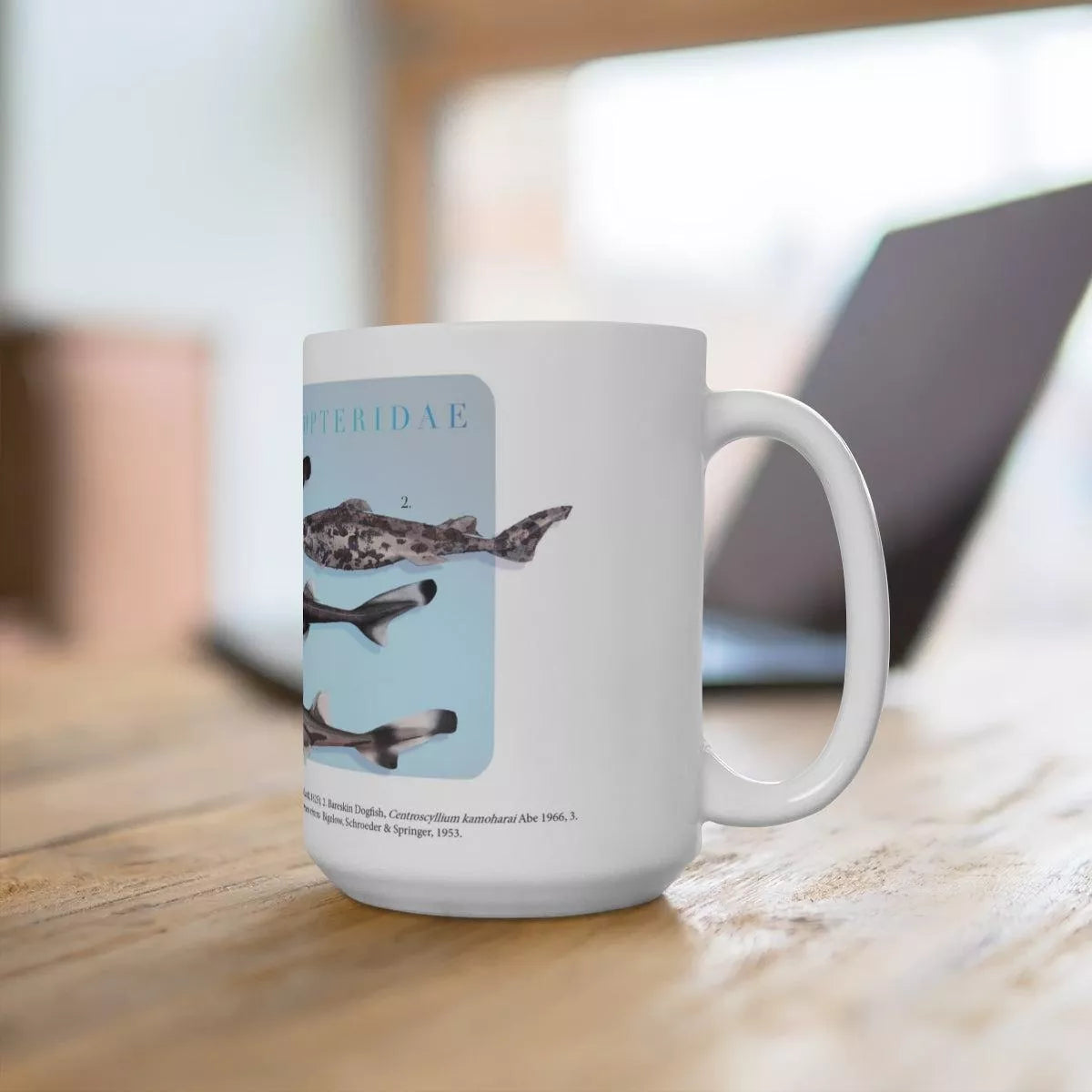 Sharks of the Deep 2023 Calendar - Mug-Stick Figure Fish Illustration