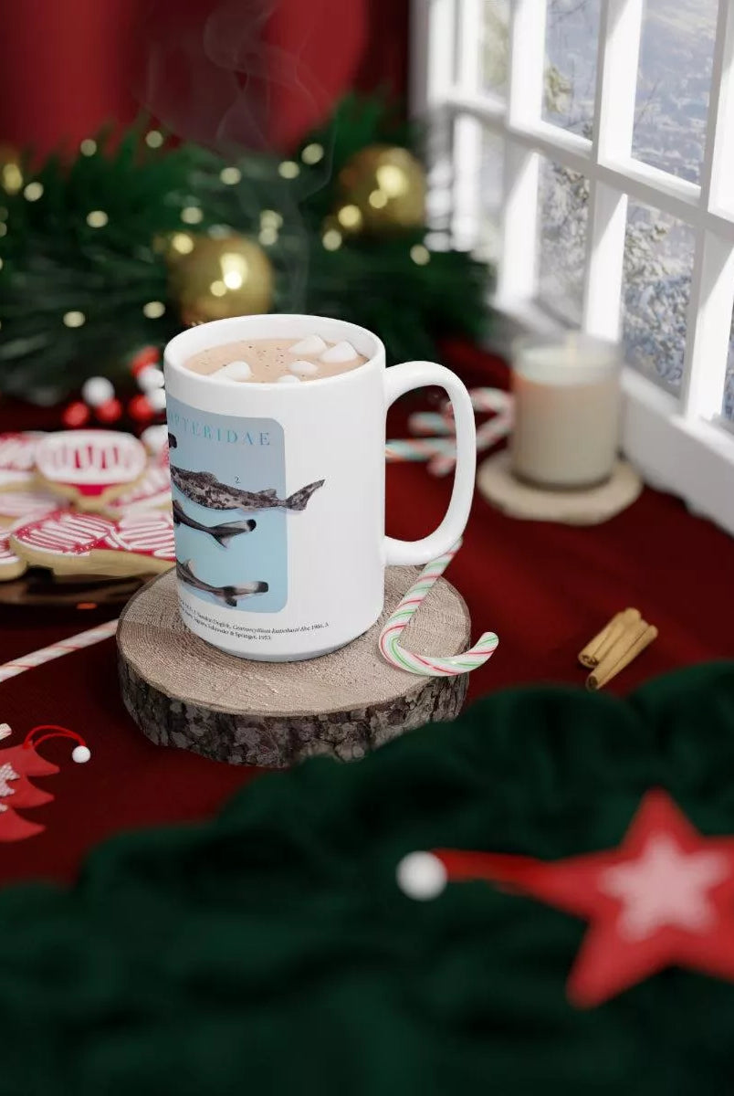 Sharks of the Deep 2023 Calendar - Mug-Stick Figure Fish Illustration