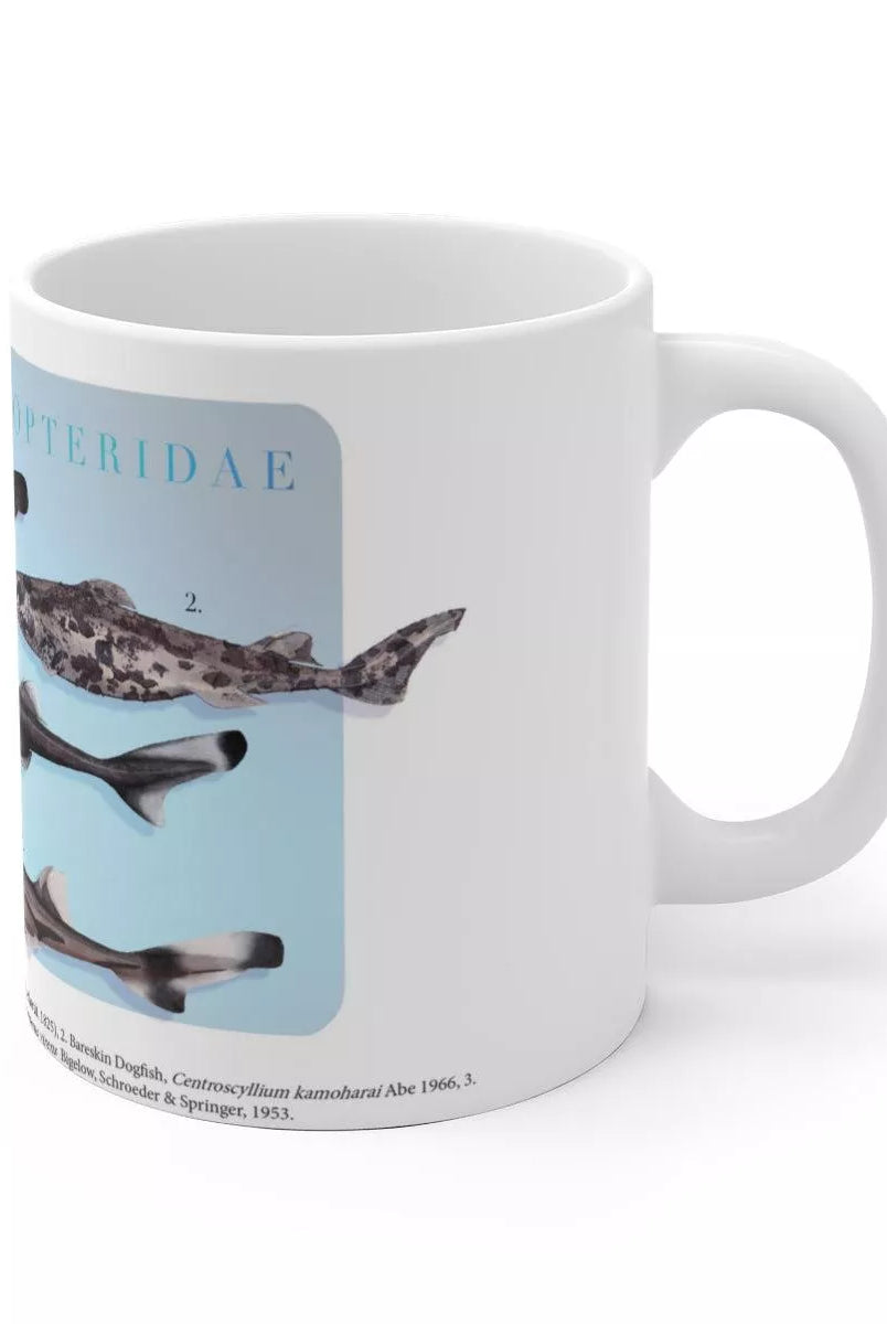 Sharks of the Deep 2023 Calendar - Mug-Stick Figure Fish Illustration