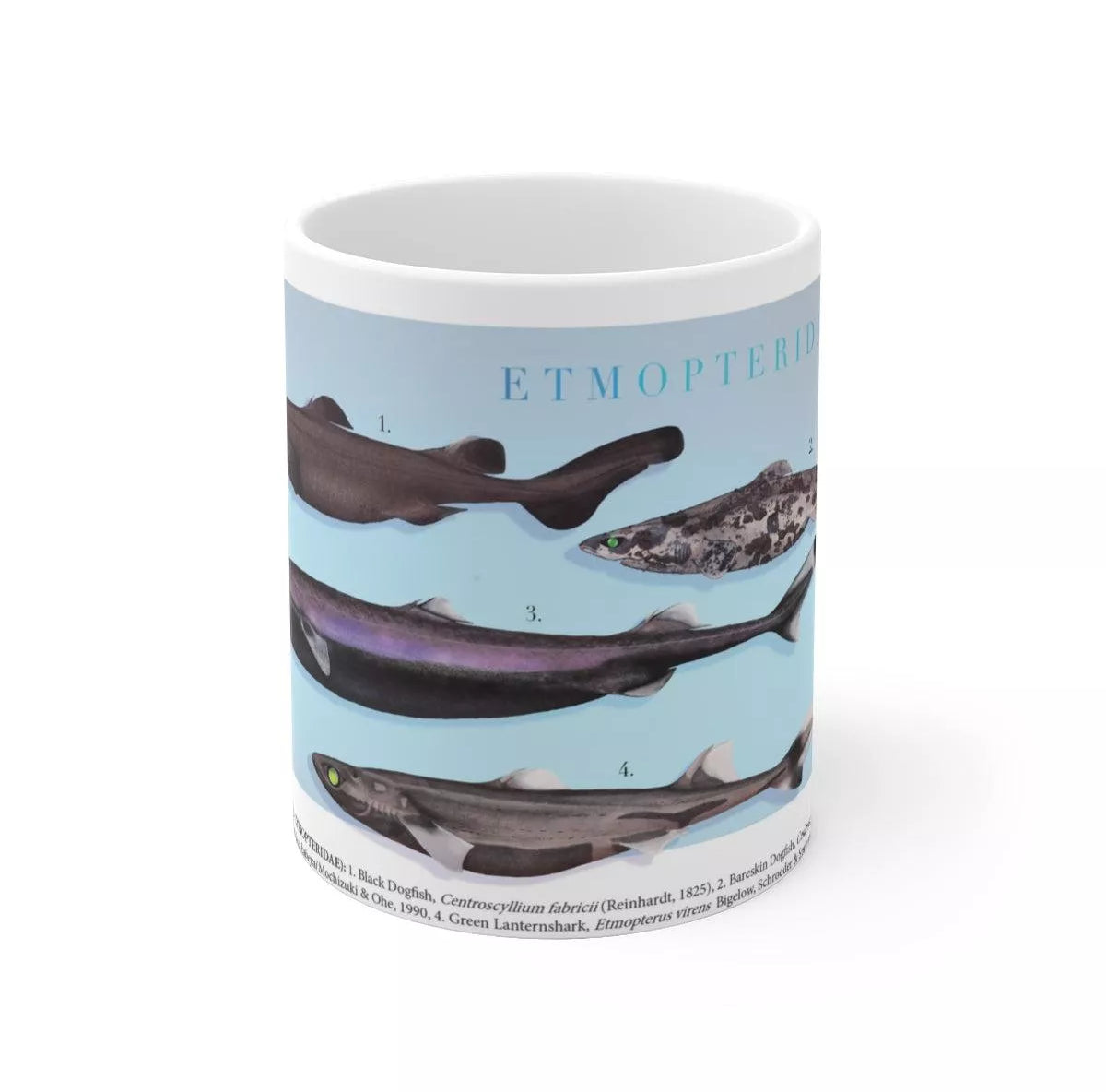 Sharks of the Deep 2023 Calendar - Mug-Stick Figure Fish Illustration
