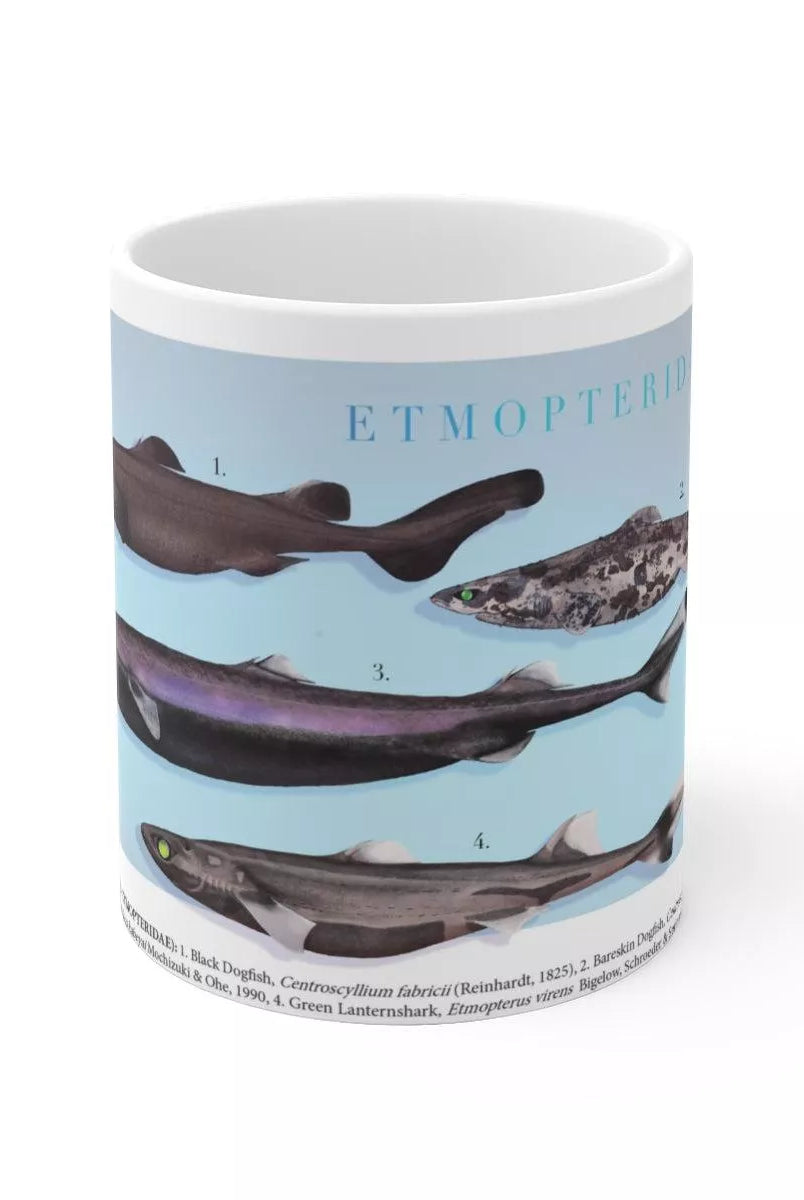 Sharks of the Deep 2023 Calendar - Mug-Stick Figure Fish Illustration