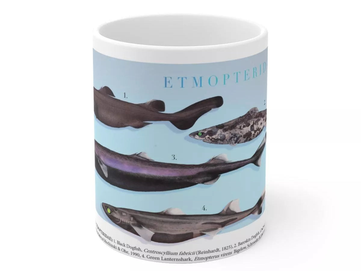 Sharks of the Deep 2023 Calendar - Mug-Stick Figure Fish Illustration