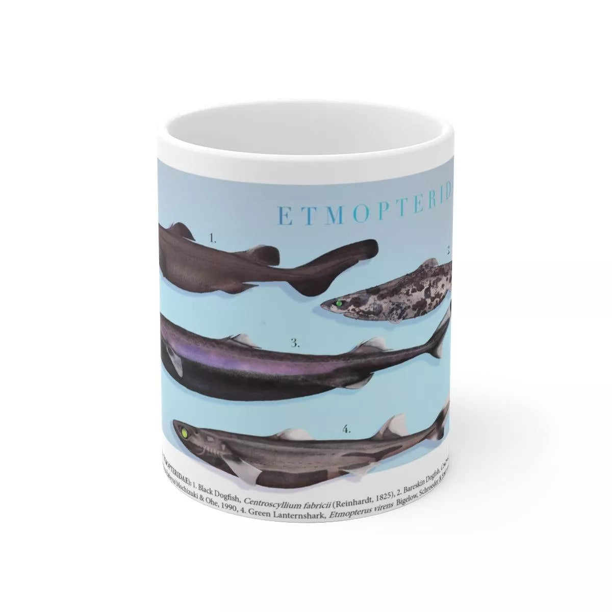 Sharks of the Deep 2023 Calendar - Mug-Stick Figure Fish Illustration