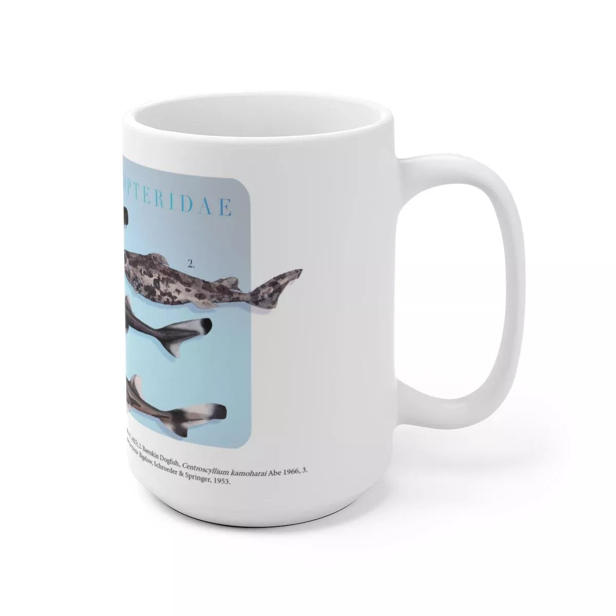 Sharks of the Deep 2023 Calendar - Mug-Stick Figure Fish Illustration