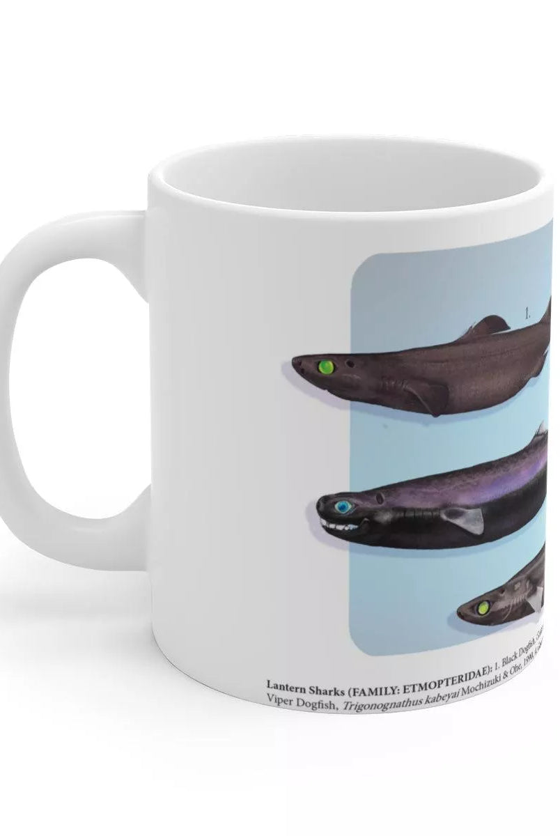 Sharks of the Deep 2023 Calendar - Mug-Stick Figure Fish Illustration