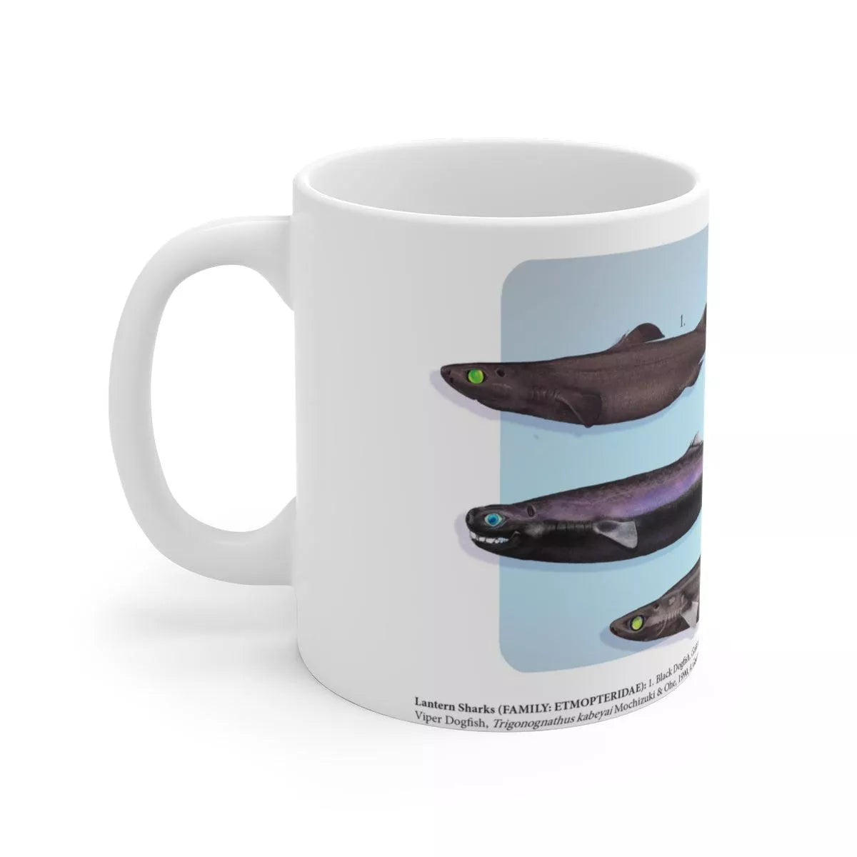 Sharks of the Deep 2023 Calendar - Mug-Stick Figure Fish Illustration