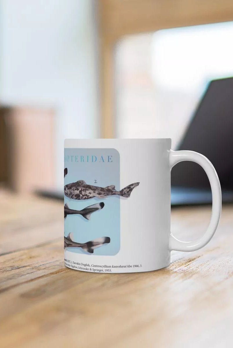 Sharks of the Deep 2023 Calendar - Mug-Stick Figure Fish Illustration