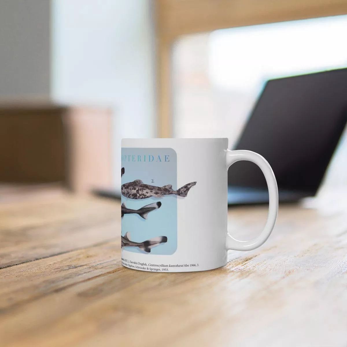 Sharks of the Deep 2023 Calendar - Mug-Stick Figure Fish Illustration