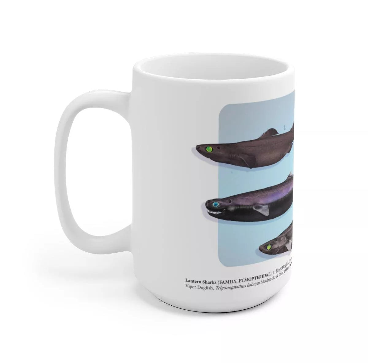 Sharks of the Deep 2023 Calendar - Mug-Stick Figure Fish Illustration