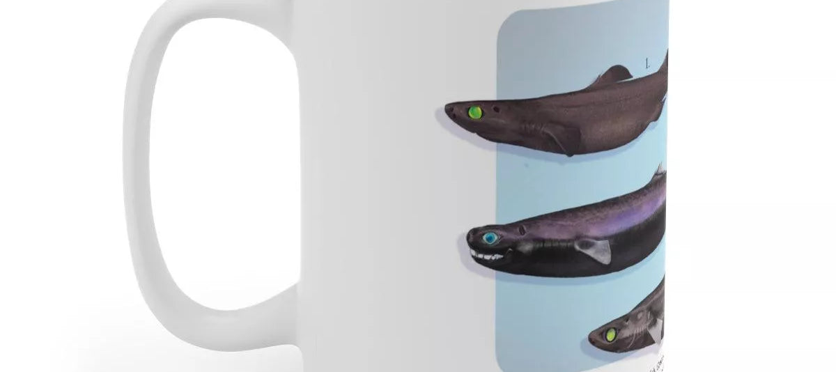 Sharks of the Deep 2023 Calendar - Mug-Stick Figure Fish Illustration