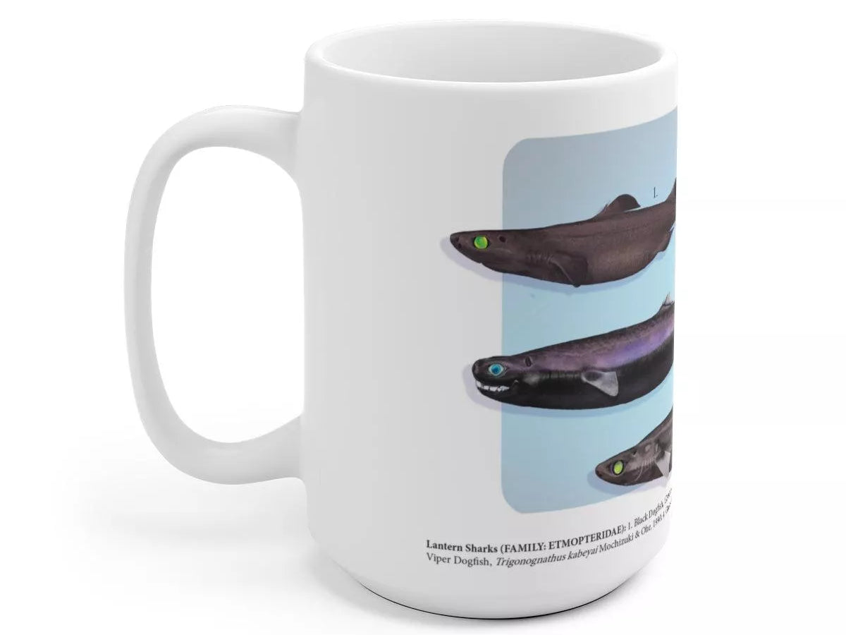 Sharks of the Deep 2023 Calendar - Mug-Stick Figure Fish Illustration