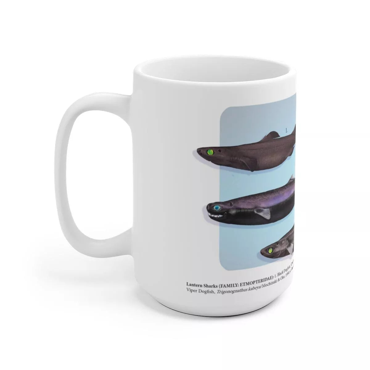 Sharks of the Deep 2023 Calendar - Mug-Stick Figure Fish Illustration