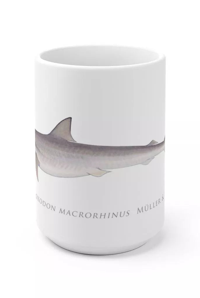 Sliteye Shark Mug-Stick Figure Fish Illustration