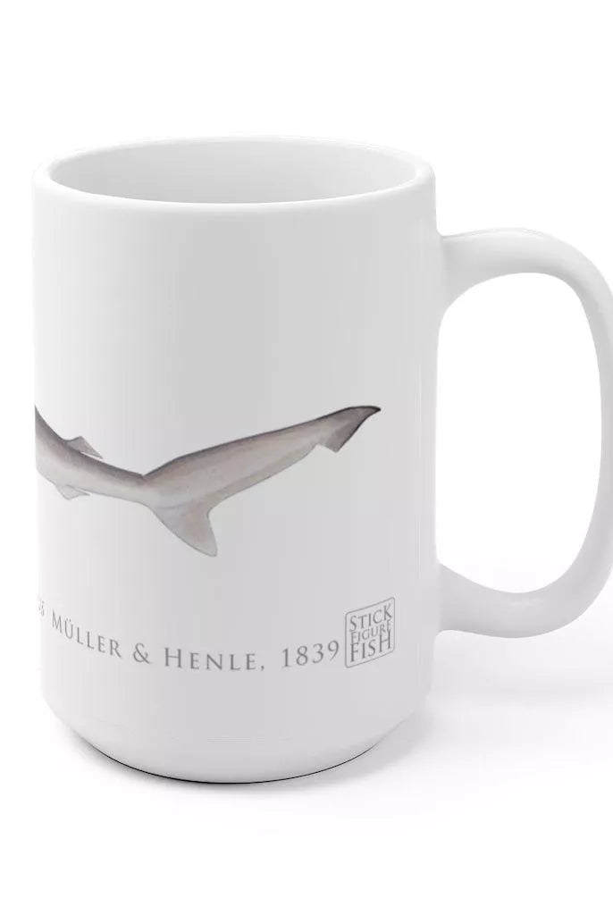 Sliteye Shark Mug-Stick Figure Fish Illustration