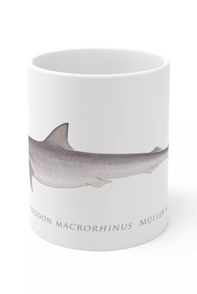 Sliteye Shark Mug-Stick Figure Fish Illustration