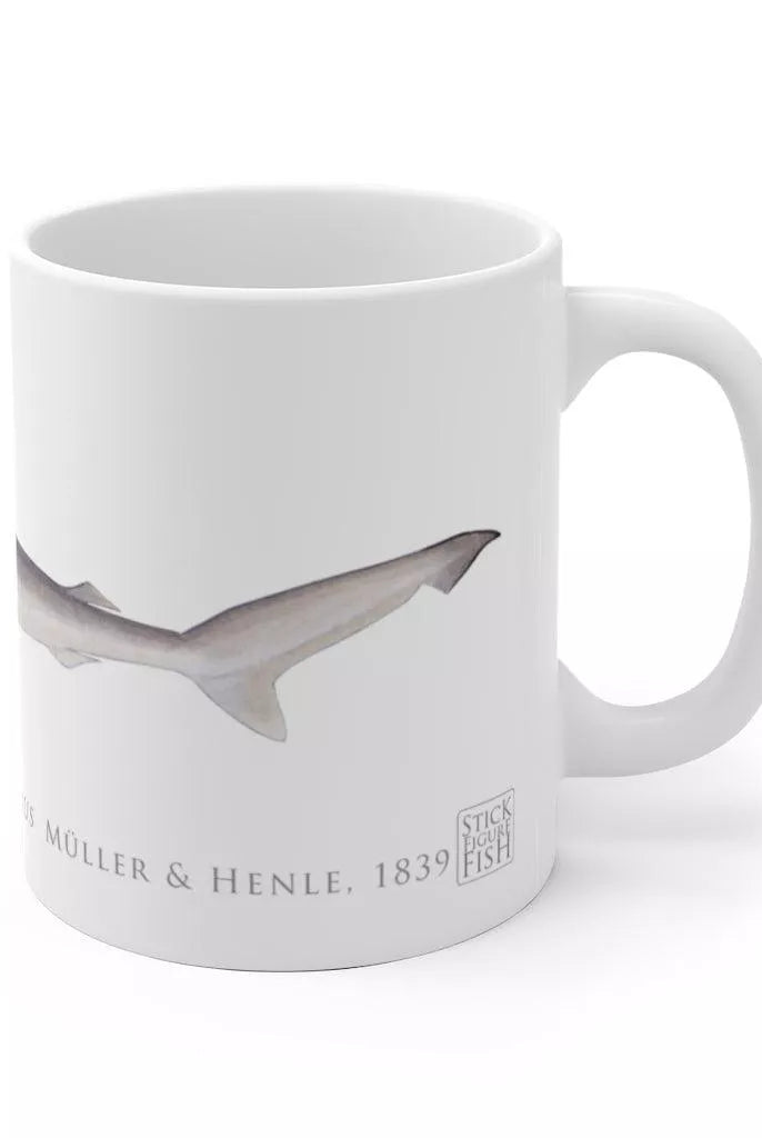 Sliteye Shark Mug-Stick Figure Fish Illustration