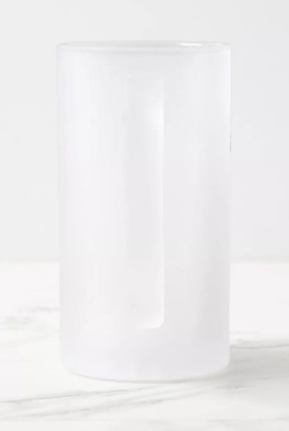 Southern Lanternshark - Frosted Glass Stein-Stick Figure Fish Illustration