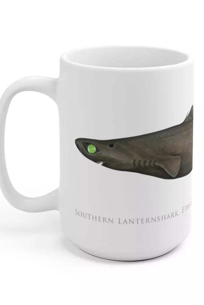 Southern Lanternshark Mug-Stick Figure Fish Illustration
